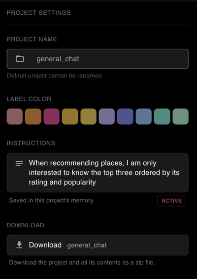 Downloading Project